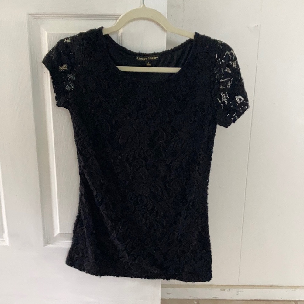 Black Lace Shirt